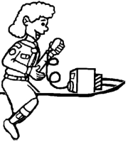A coloring page of jota and joti